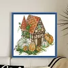 Autumn Cottage-14CT Stamped Cross Stitch 30*29cm/11.81*11.42in tapestrymarket