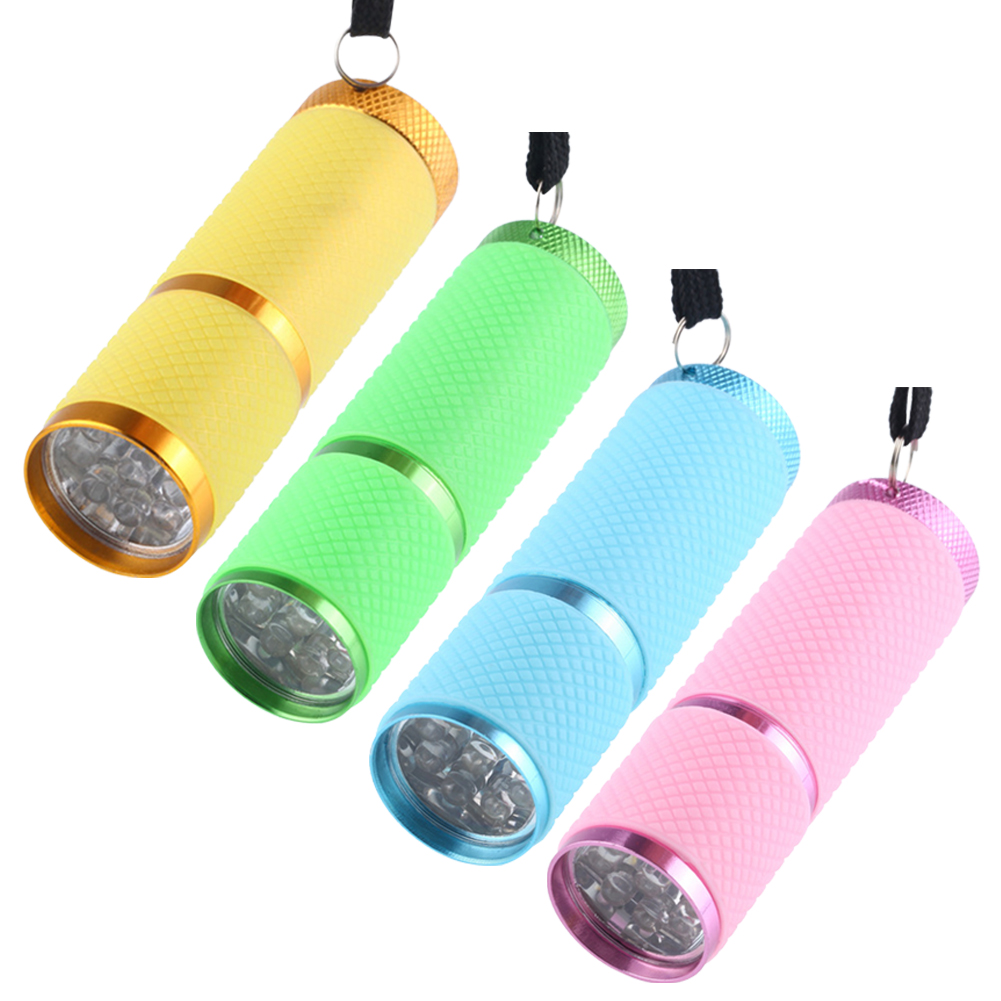 9LED UV Portable Flashlight 395-400nm Ultraviolet Currency Detector Torch от Cesdeals WW