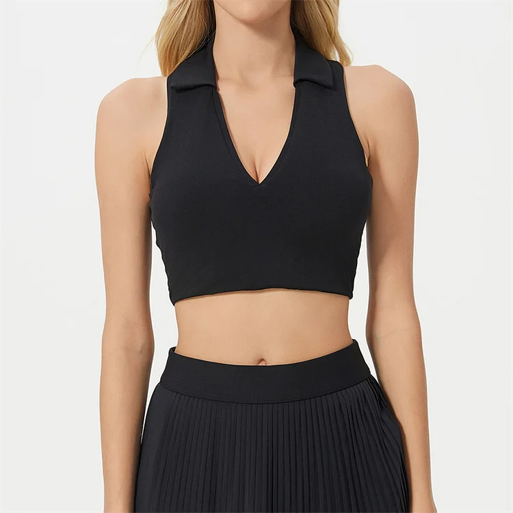 Polo V Neck Tenniscore Sports Vest