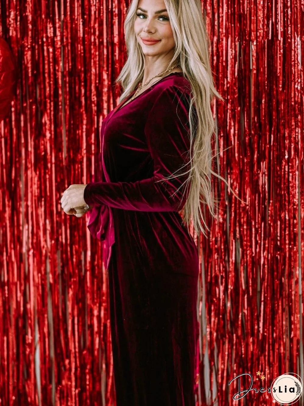 Curvy Velvet Jumpsuit: Figure-Flattering