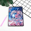 (US Local)Special Shaped Crystal Apple 50 Pages Diamond Painting Notebook for Beginners