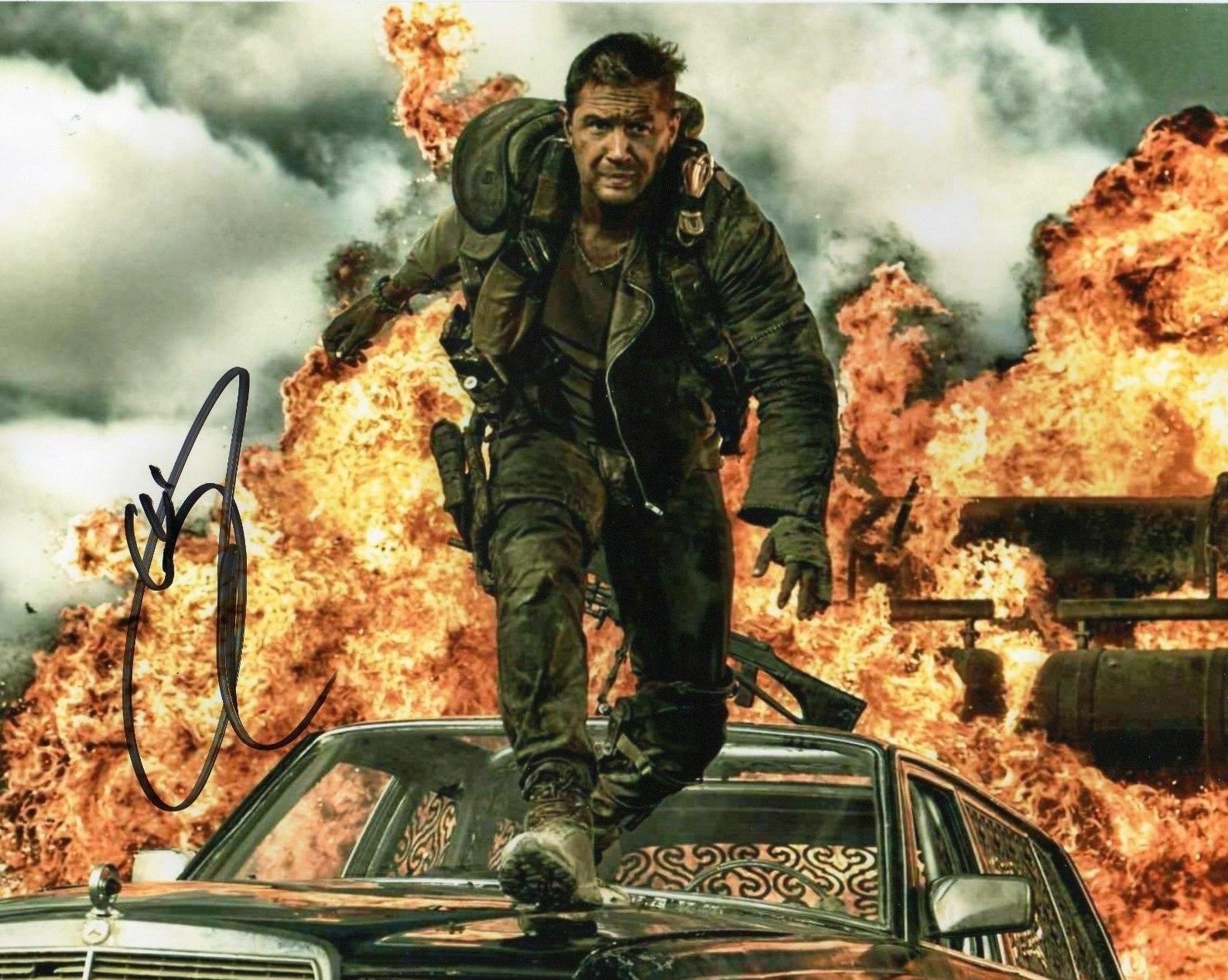 TOM HARDY - MAD MAX AUTOGRAPHED SIGNED A4 PP POSTER Photo Poster painting PRINT 1