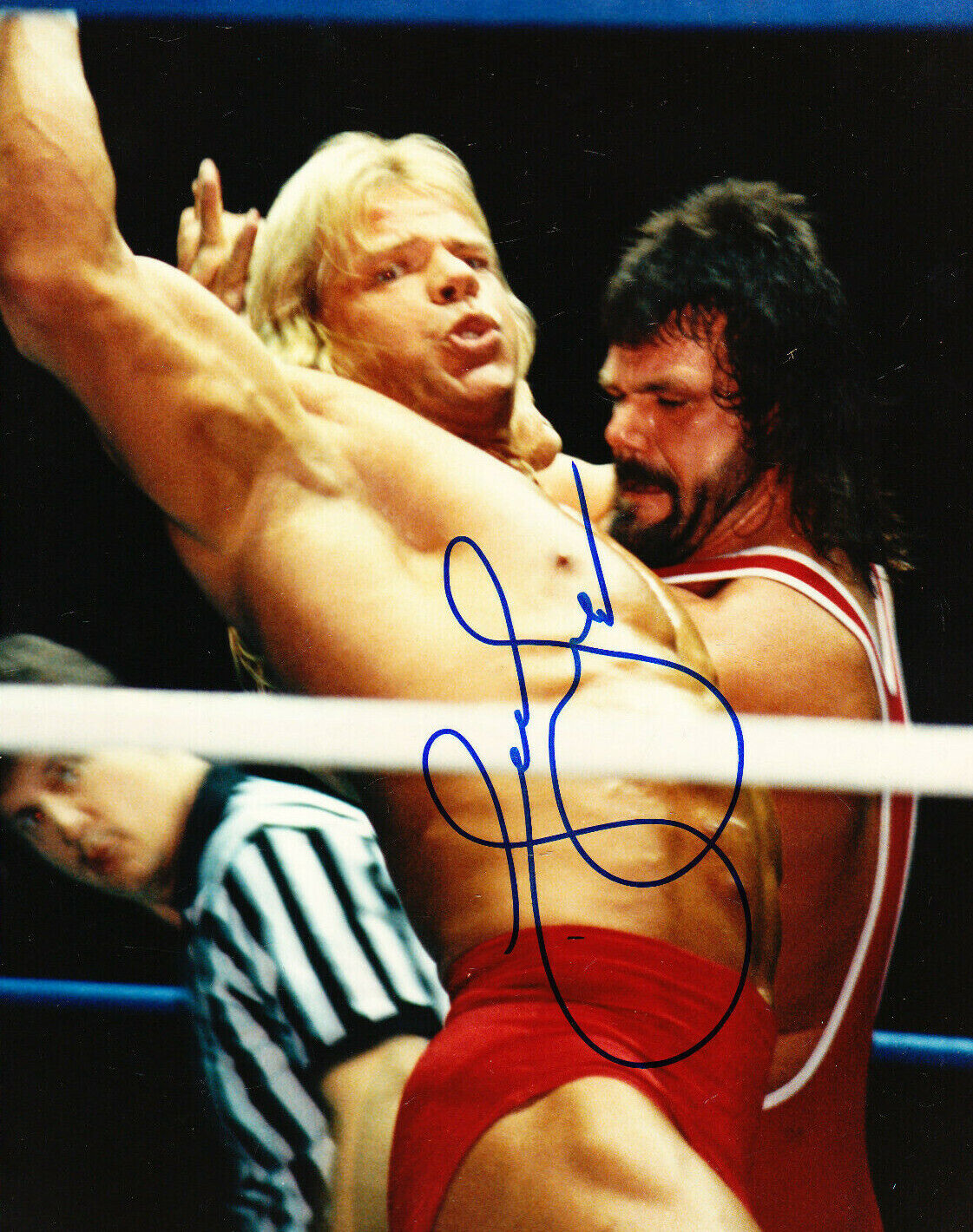 LEX LUGAR SIGNED AUTOGRAPH 8X10 Photo Poster painting WWE WWF COA