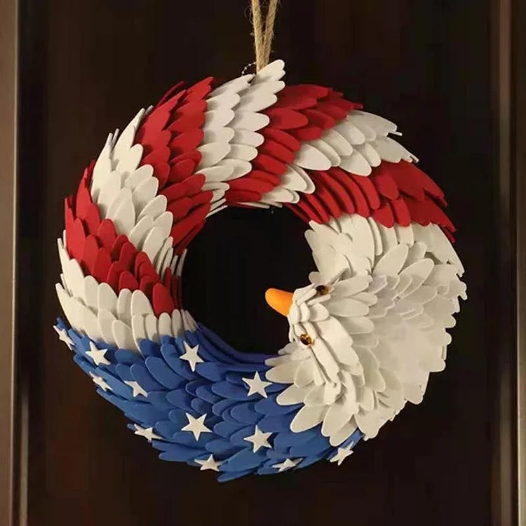 Independence Day Wreath- Eagle wreath-Annaletters