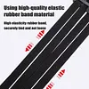 Black Motorcycle Luggage Strap Large Capacity Stretchable Storage Net with Hook for Secures Various Luggage Helmets Small Item