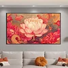 Lotus 5d DIY quadratische Diamant Kunst Malerei Sets voller Bohrer Dimond Art 75x45cm