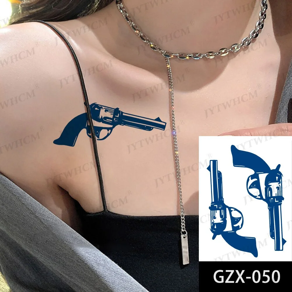 Sdrawing Stickers Semi-permanent Plant Lasting Tattoo Blue Henna Lace Flower Arm Non-reflective Herbal Juice Tattoo Waterproof