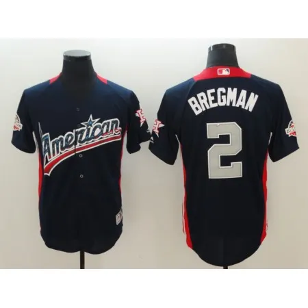 American League #2 Alex Bregman Navy 2018 MLB All-Star Game Home Run Derby Jersey