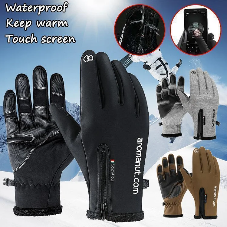 Warm winter gloves