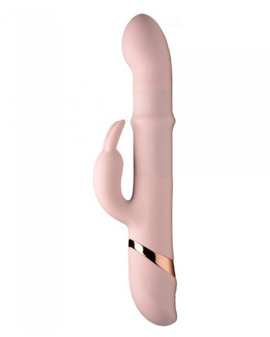 pornhint Pornhint Bunny Slide Silicone Rabbit With Sliding Texture Ring