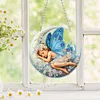 3Pcs Acrylic Butterfly Dragonfly Fairy Diamond Painting Hanging Ornaments for Art Crafts