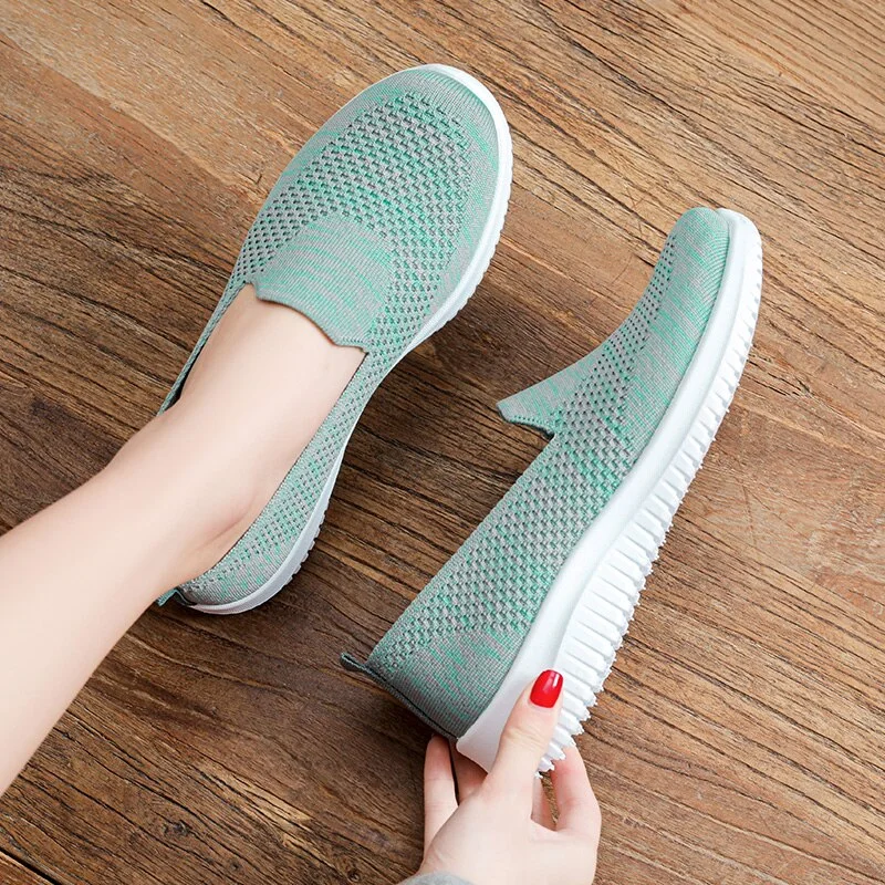 2021 Women Shoes Slip on Breathab Sneakers Women Vulcanize Shoes Basket Femme Super Light Women Casual Shoes Zapatos Mujer Shoes