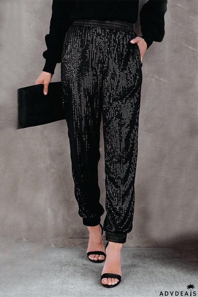 Show Your Sparkle Sequin Joggers