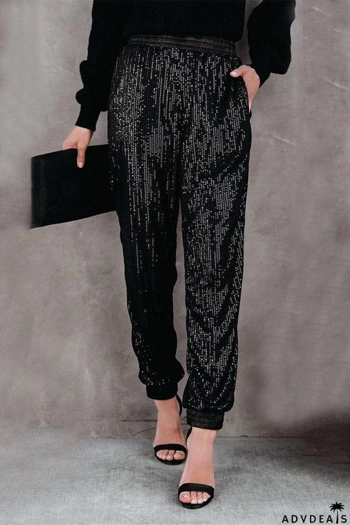 Show Your Sparkle Sequin Joggers