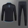 2023/2024 Napoli Long Zipped Jacket Navy Blue Football Shirt 1:1 Thai Quality Set