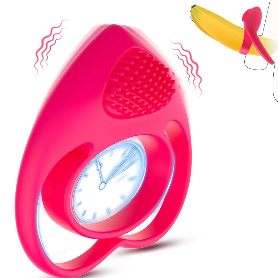 Heart-designed Vibration Penis Ring For Couples