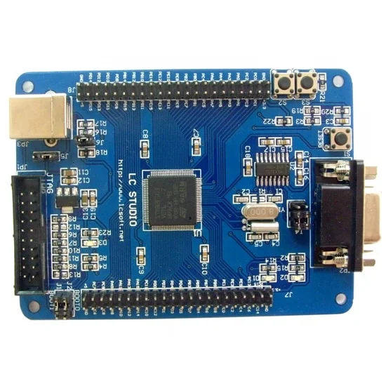 USB/Klink On Power Supply STM32F103VET6 Microcontroller Learning Board rs232 Cable STM32 Development Board