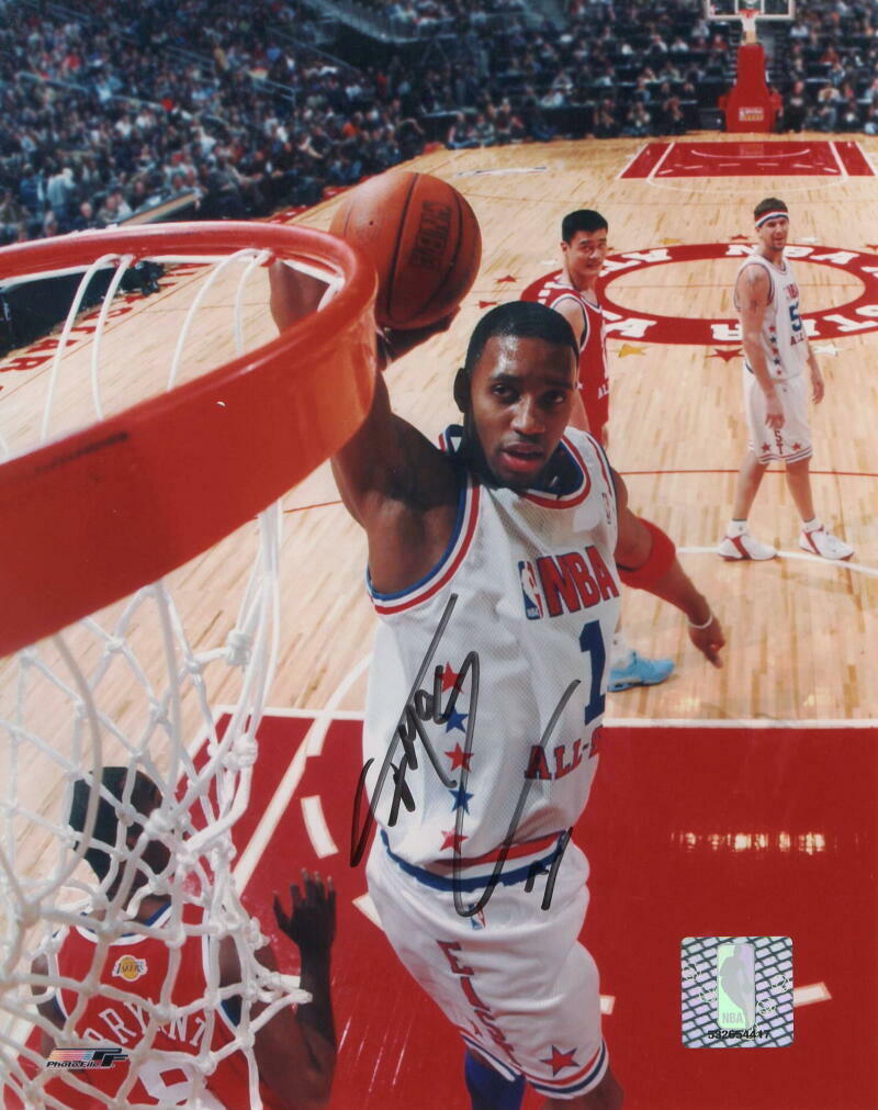 TRACY MCGRADY SIGNED AUTOGRAPH 8x10 Photo Poster painting - TMAC, HOUSTON ROCKETS ALL-STAR, RARE