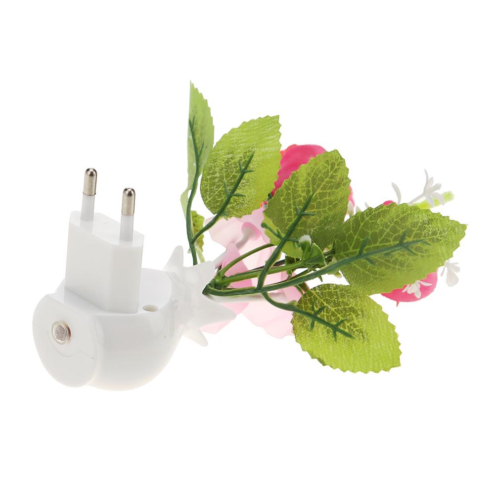 

LED Colorful Flower Luminous EU Plug Sensor-Night Light, Lj-5, 501 Original