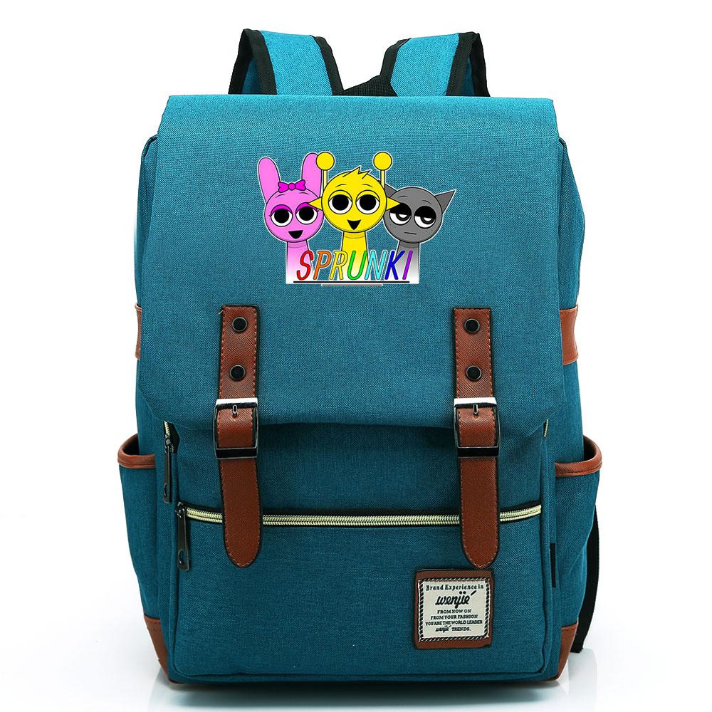 Mayoulove Sprunki Backpack Kids Size Lightweight Design for School and Outdoor Activities-Mayoulove