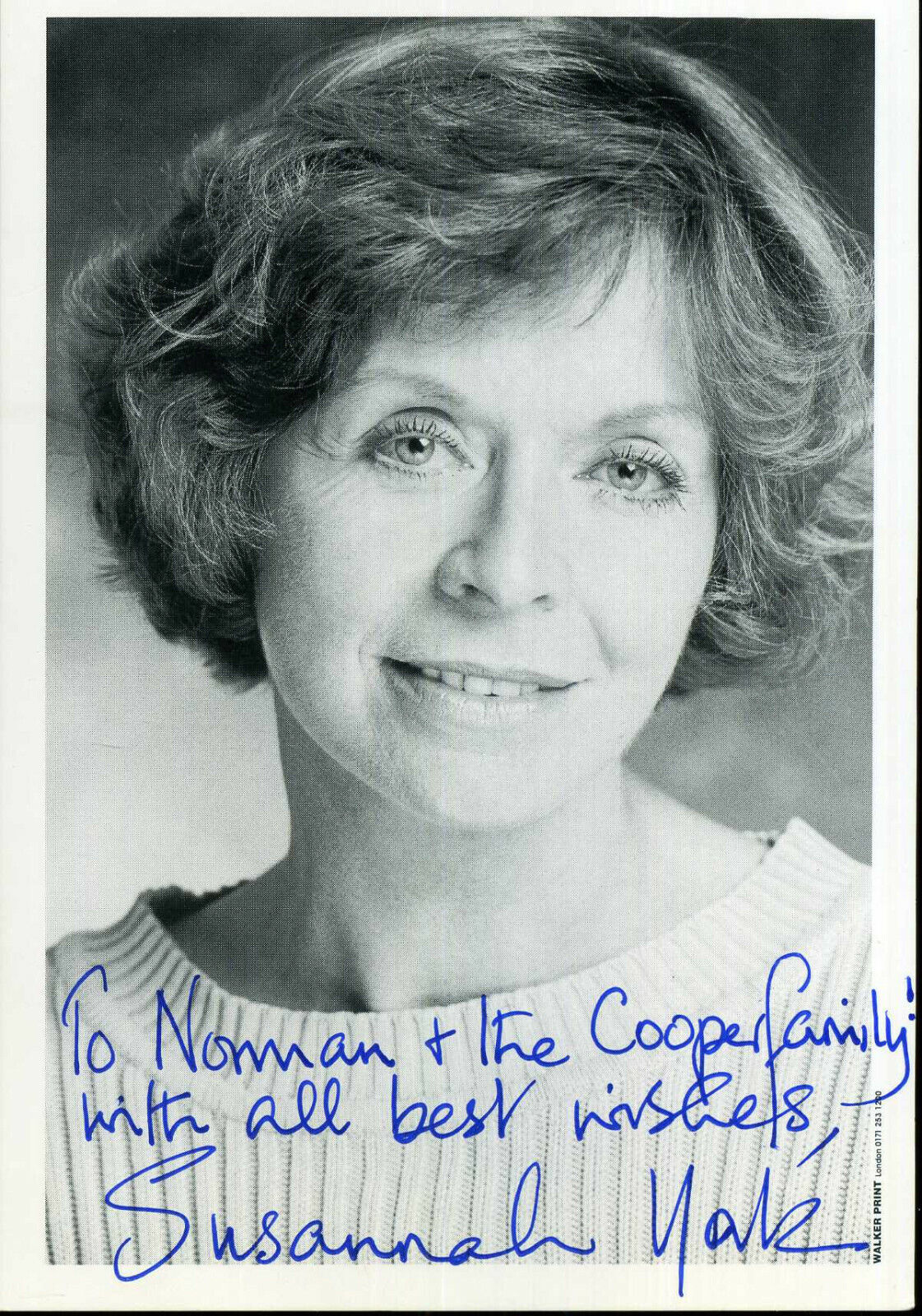 SUSANNAH YORK Signed Photo Poster paintinggraph - TV & Film Star Actress - preprint