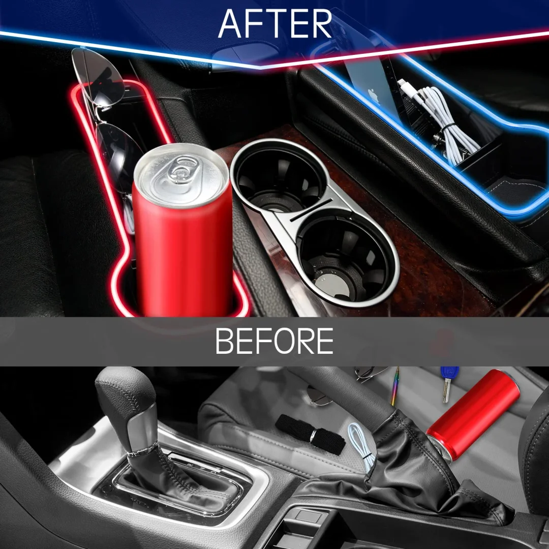 Car Seat Gap Storage Box with Charging