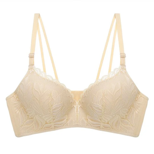 Lace Bra for Women Bralette Push Up Bra Female Lingerie Sexy Brassiere Adjustable Strap Ultra Thin Women's Floral Wire free Bras