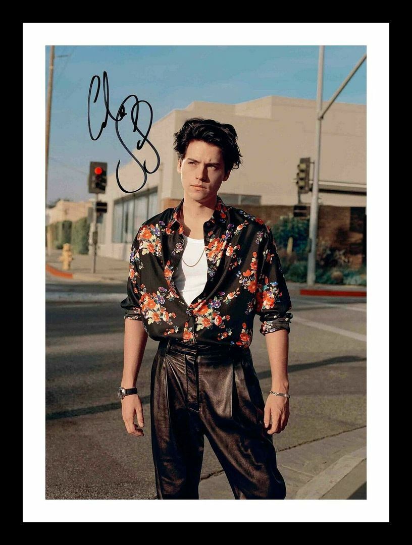 Cole Sprouse Autograph Signed & Framed Photo Poster painting 4