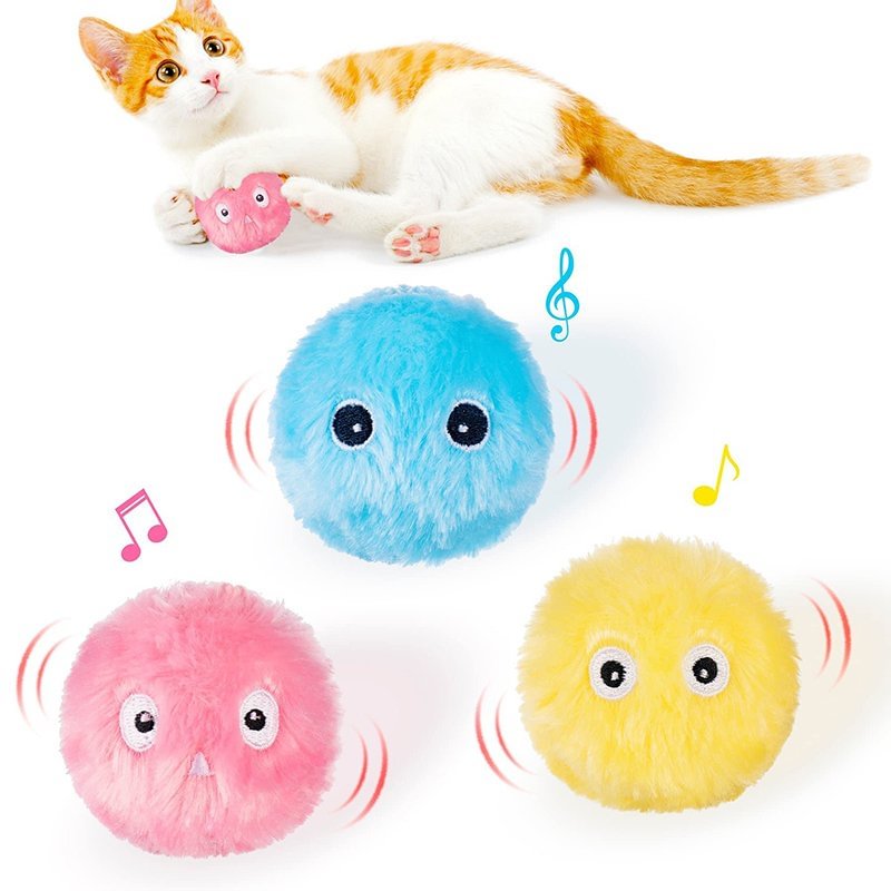 Summer Hot Sale - Smart Cat Toys Interactive Ball