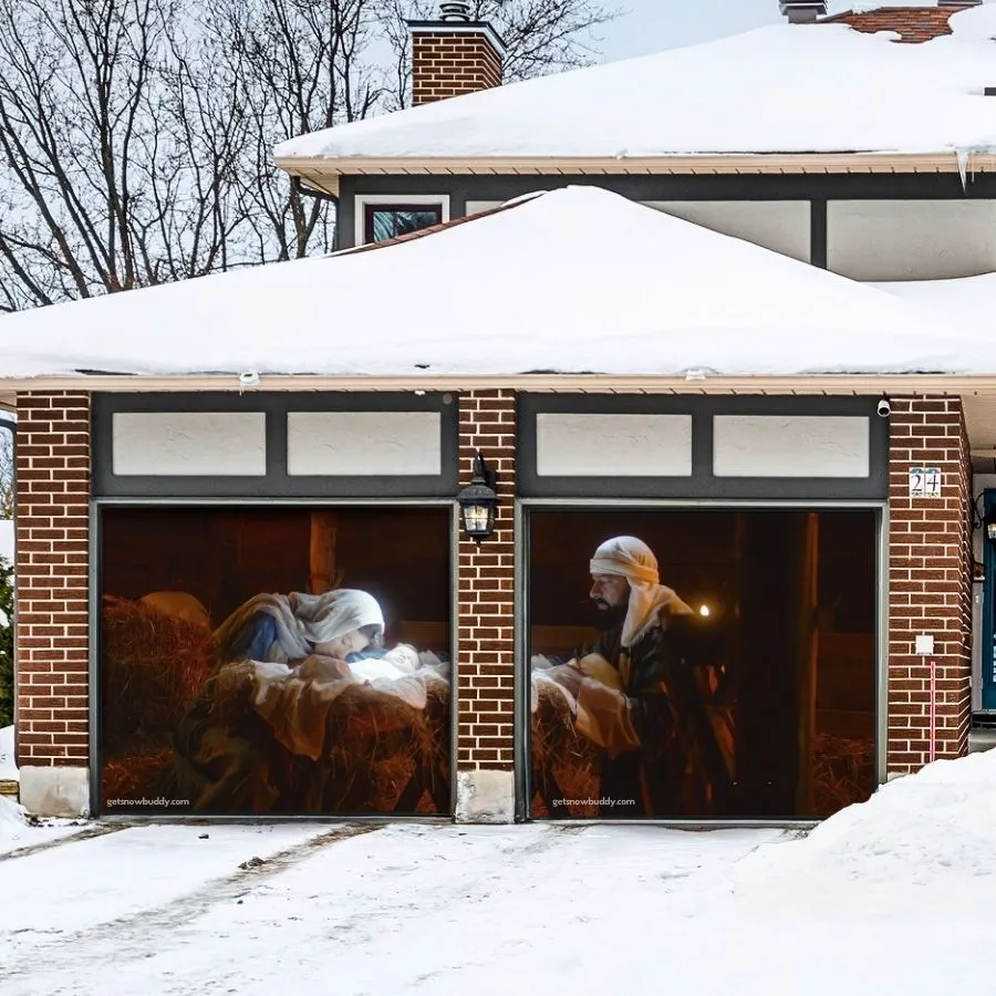 SnowBuddy Garage Door Covers Christmas 2024 Buy 2 Free Shipping