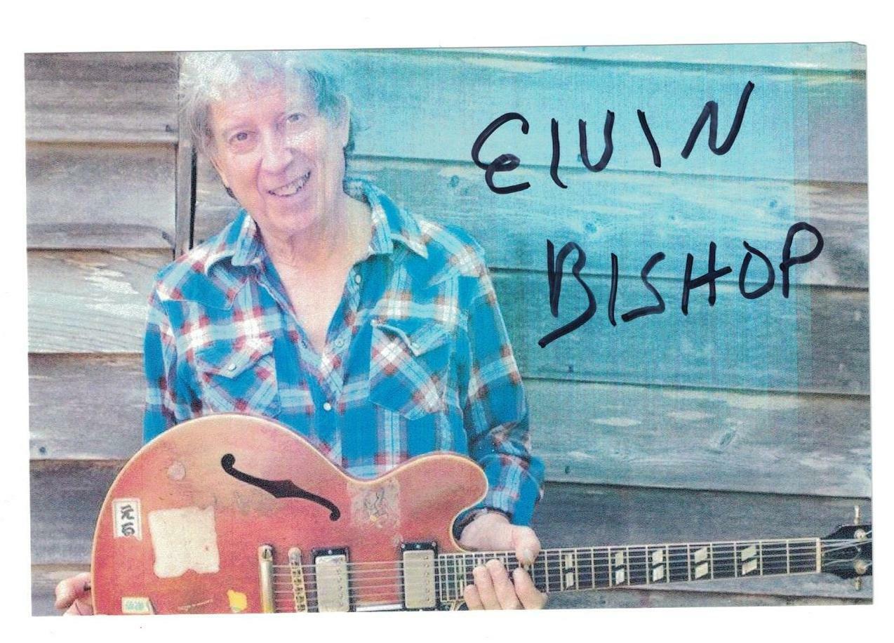 Elvin Bishop Signed Autographed 4 x 6 Photo Poster painting Blues Southern Rock Guitarist A