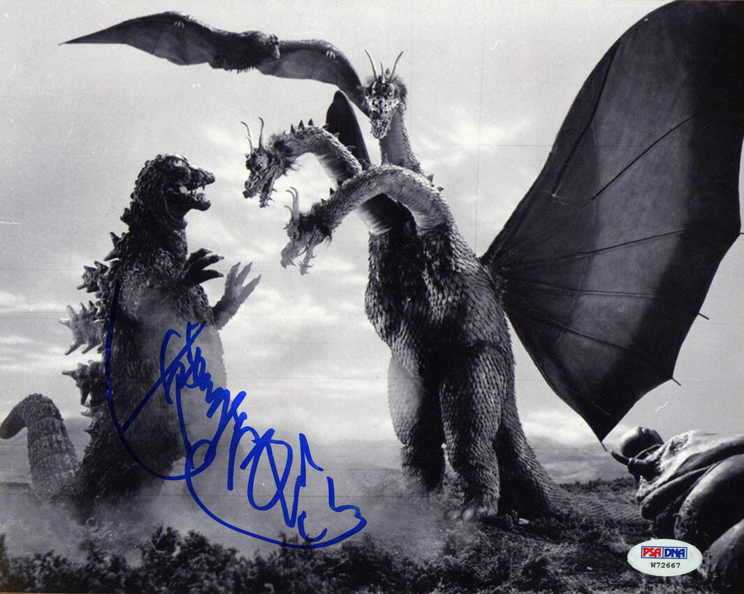 Kenpachiro Satsuma SIGNED 8x10 Photo Poster painting Godzilla PSA/DNA AUTOGRAPHED Heisei series