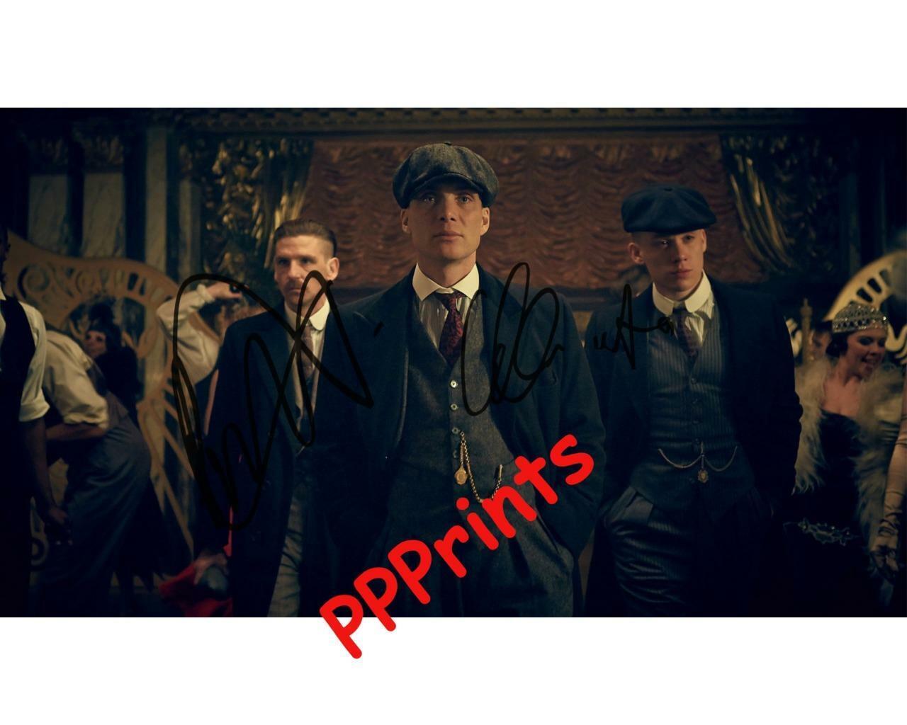 PEAKY BLINDERS Cillian Murphy Paul Andersin AUTOGR 10X8 REPRO SIGNED Photo Poster painting PRINT