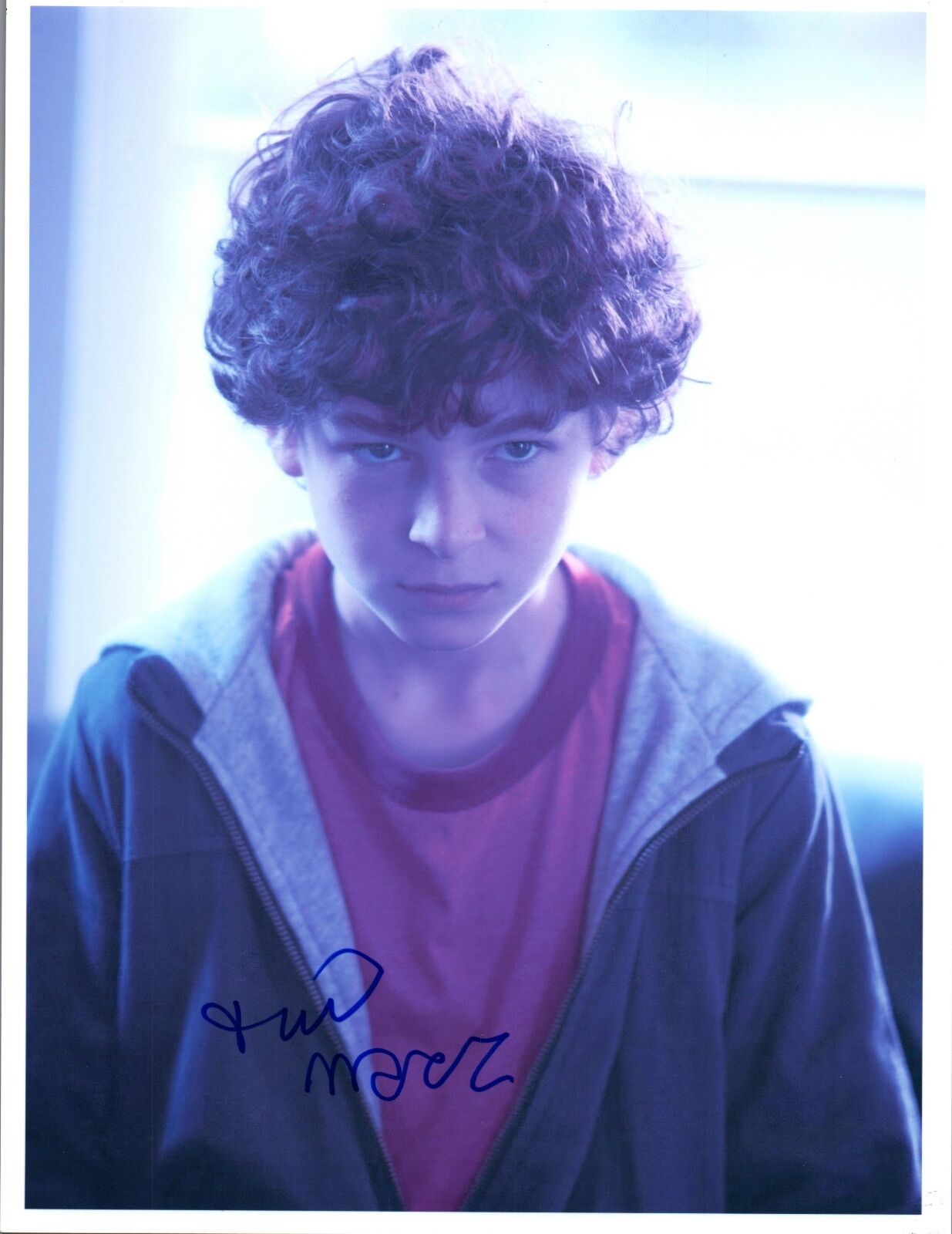 David Mazouz Signed Autographed 8x10 Photo Poster painting Gotham Bruce Wayne Full Sig COA VD