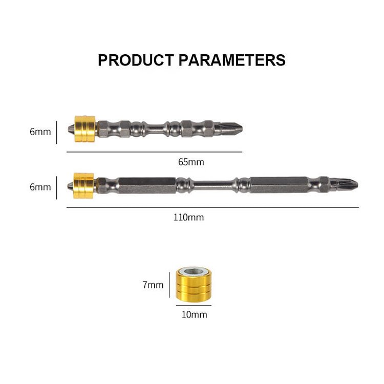 Anti-slip Strong Magnetic Coil Bits (2 PCS)