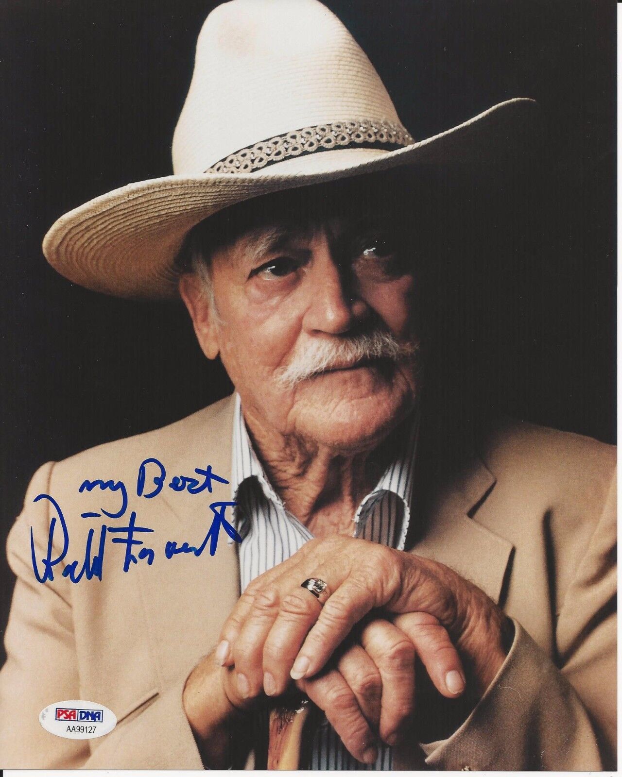 RICHARD FARNSWORTH Signed 8 x10 Photo Poster painting with PSA/DNA COA