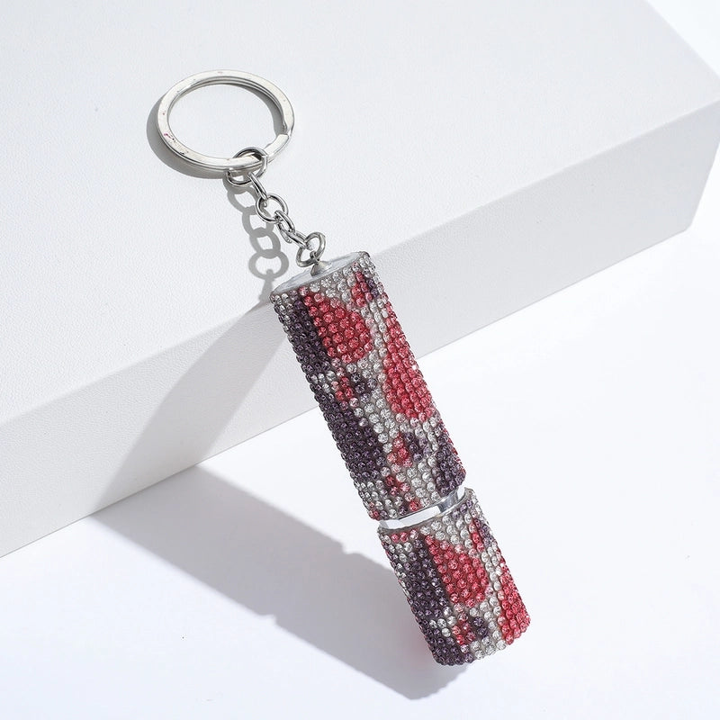 Luxurious Leopard Aluminium Alloy Crystal Women’s Keychain