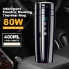 12V-24V Car Heated Smart Mug Digital LCD Display Electric Water Cup Touch Screen