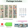 4pcs DIY Plant Diamond Painting Bookmark
