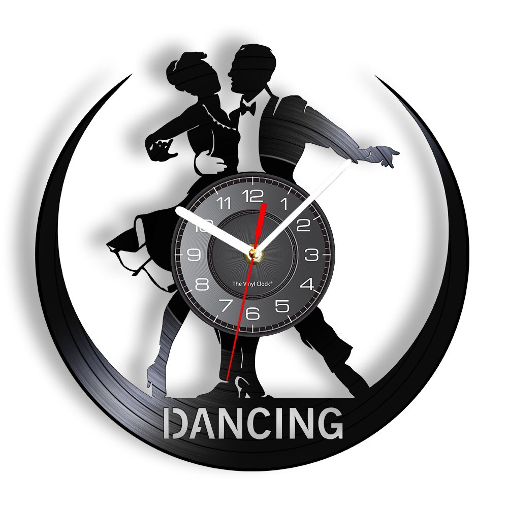 

Couple Dancing Waltz Music - Vinyl Record Wall Clock - Without LED, 501 Original