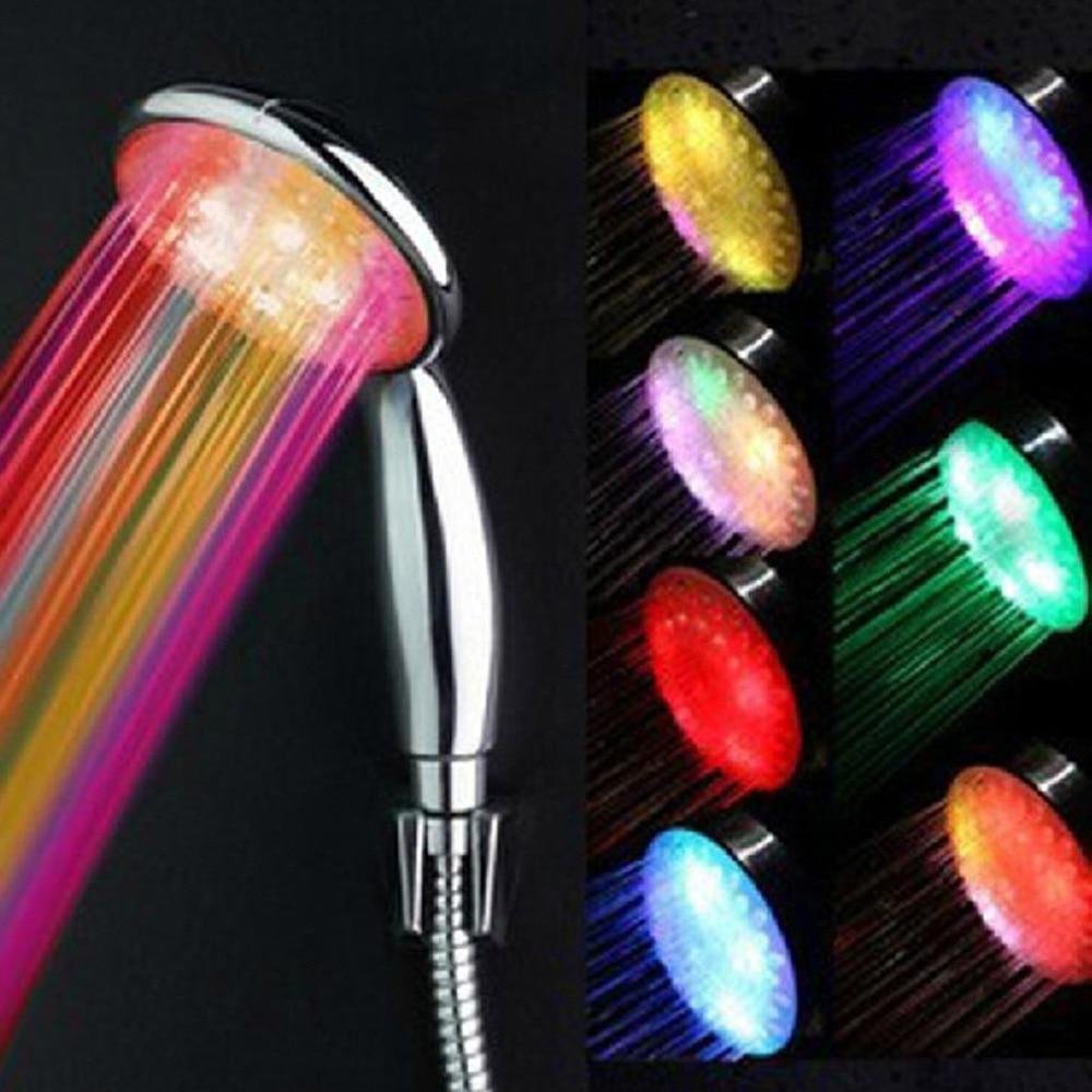 Multicolor LED Bathroom Showerheads