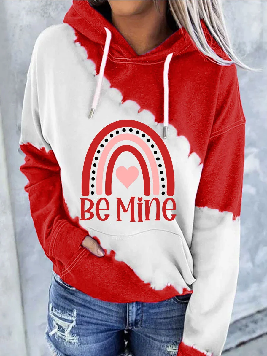 Be Mine Clock Block Hoodie