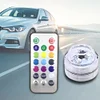 Wireless Adhesive Auto Atmosphere Lamp RGB Remote Control Decoration (4Pcs)