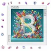 Butterfly Flower B 5D Partial Drill DIY Diamond Painting Kit 30*30cm