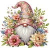 >SALE<5 D DIY Partial Special Shaped Drill Diamond Painting Flower Gnome Art 30x30cm