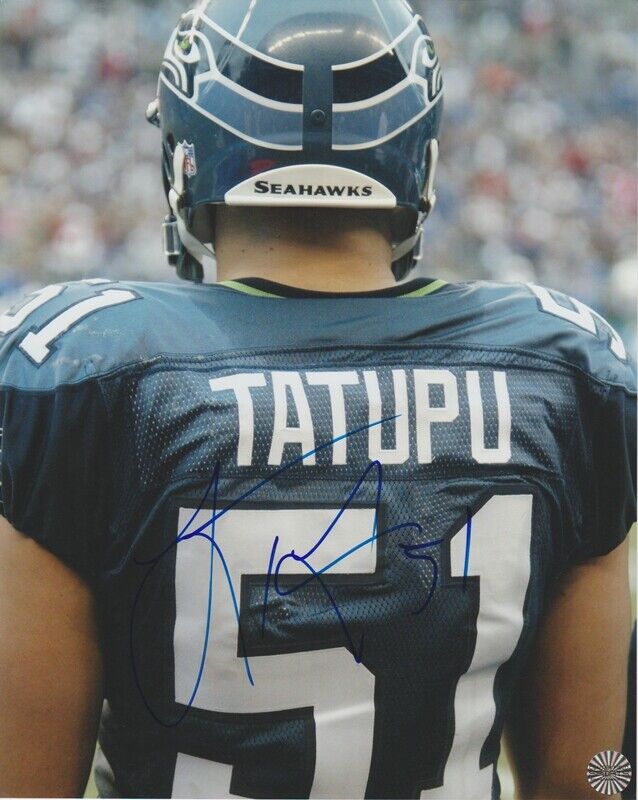 Lofa Tatupu Seattle Seahawks Autographed Signed 8x10 Photo Poster painting CFS