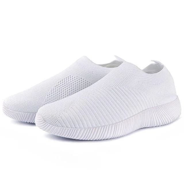 Women's Crystal Breathable Orthopedic Arch Support Slip-On Walking Sneakers Shoes