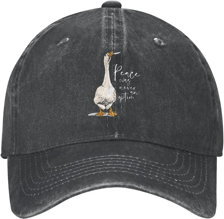 Funny Goose Hat Silly Goose On The Loose Hat Men Baseball Hats Funny Cap