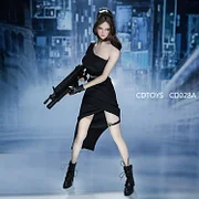 【IN stock】cdtoys cd028 1/6  Female soldier Slant shoulder skirt garment accessories Suitable for gelling plastids-