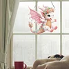 >SALE<Single-Side Dragon Diamond Art Hanging Pendant for Office Decor (Pink Wings)